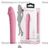 Estimulador con forma de pene y 10 velocidades de vibracion